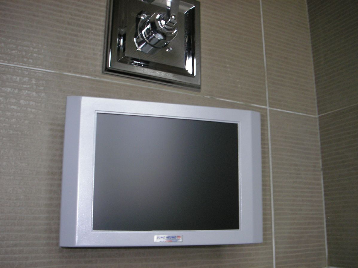 [2019.04] Waterproof LCD design and installation (in Cheongpyeong villa bathroom...