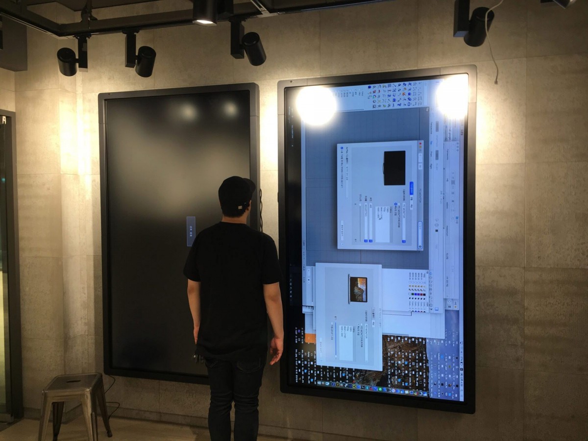 [2019.04] Manufacturing and construction of 84-inch UHD Touch Monitor at Gangnam...