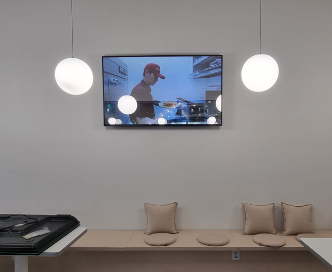 [2025.05] 65인치 하프미러 모니터 교체설치/ 1879강남AI스쿨